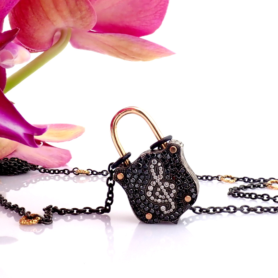 Natural Diamond 14K Yellow Gold Necklace