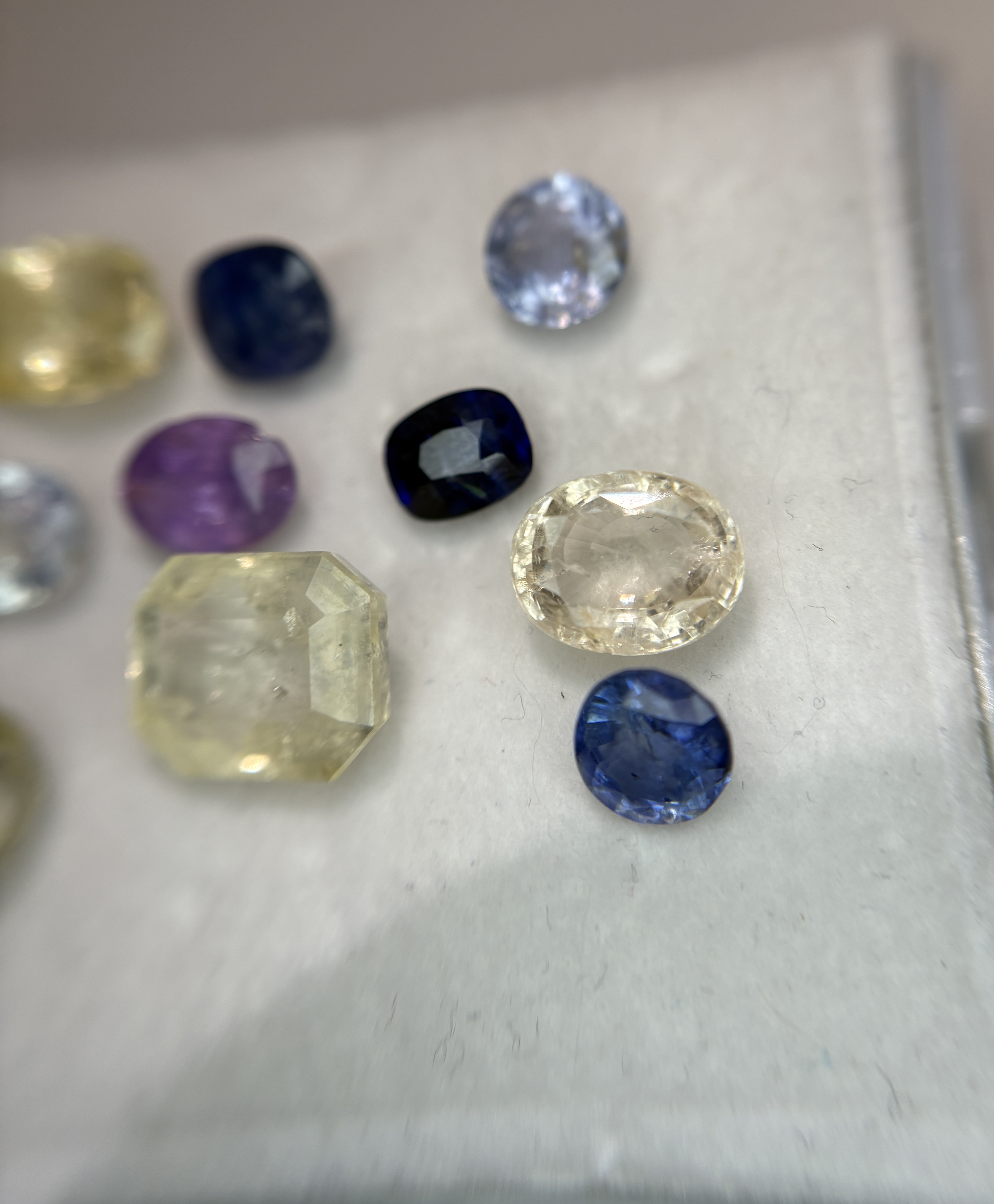 35.05ct Natural Unheated/Untreated Multi Ceylon Sapphire Lot