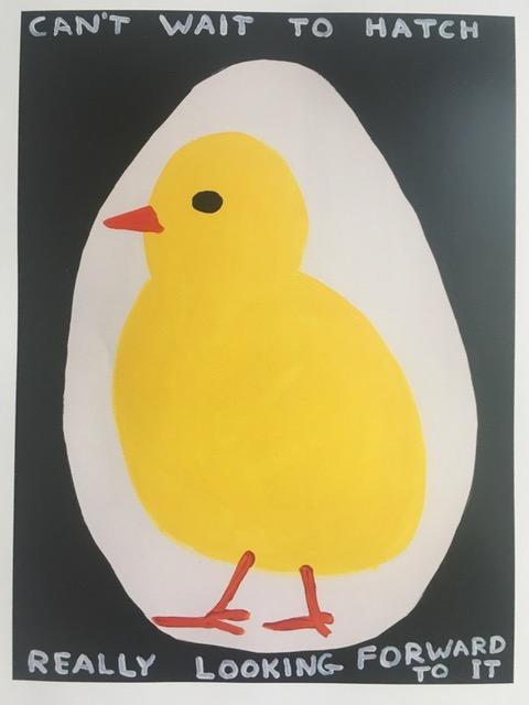 David Shrigley OBE (b 1968) ‘My Flame Will Not Be & 3 Others’, Shrig Mini Series Offset Lithograph,