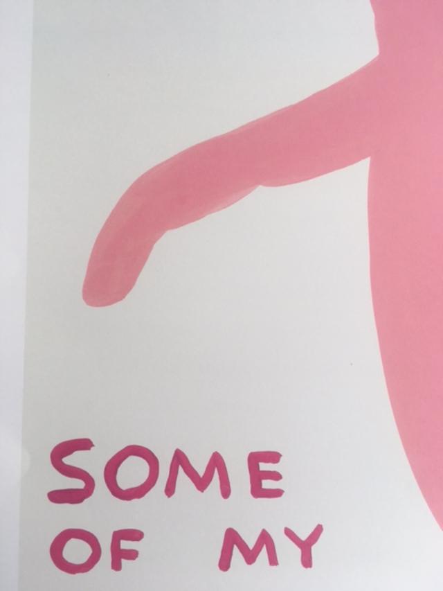 David Shrigley OBE (b 1968) ‘Some of My Best Friends Are Pigs’ Offset Lithograph, Edition, 2019