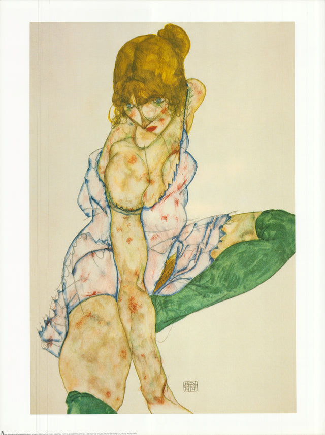 Three Egon Schiele Posters. 1997