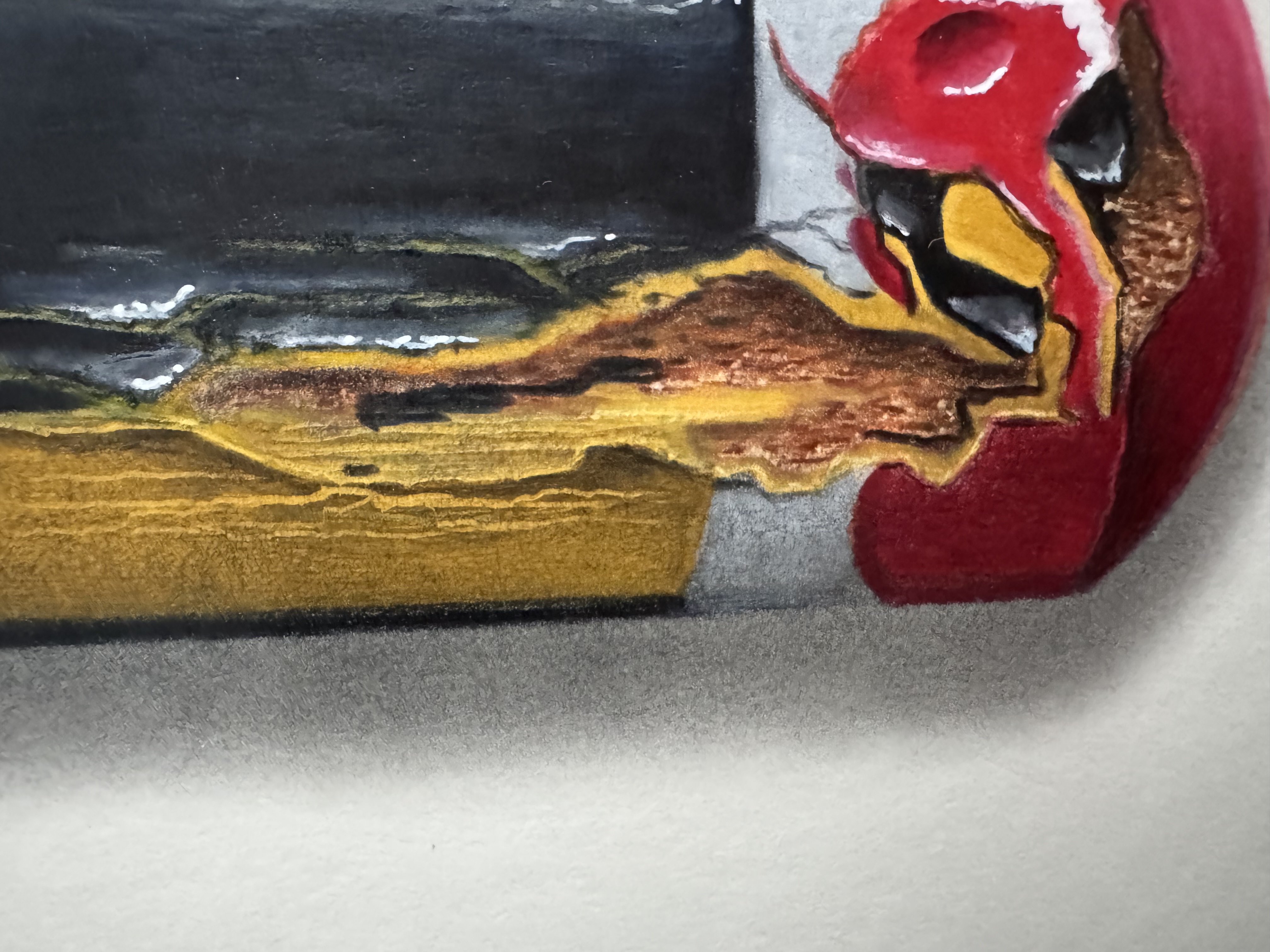 Jamie Eade - Staedtler Pencil - Original Colour Pencil Drawing On Museum Board.