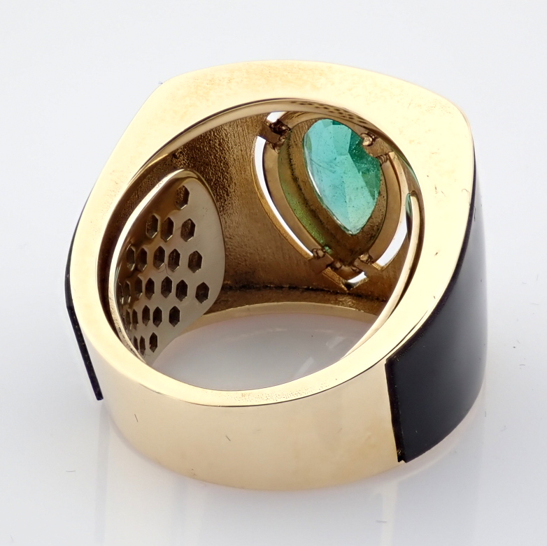 Natural Diamond 14K Yellow Gold Ring