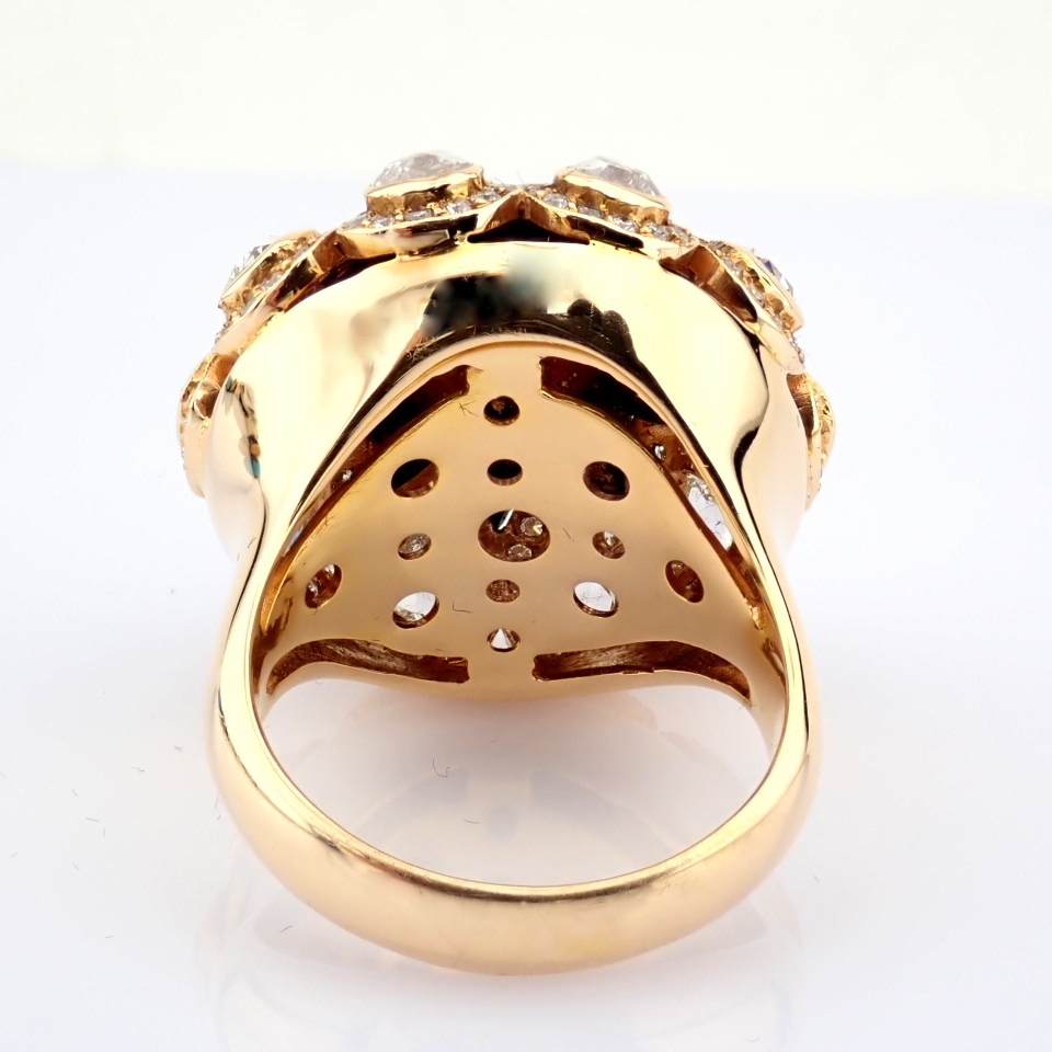 Natural Diamond 18K Rose/Pink Gold Ring