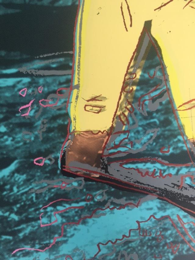 Andy Warhol (1928-87) Moonwalk F S 404 Yellow, Silkscreen In Colours On Lenox Museum Board, 1987