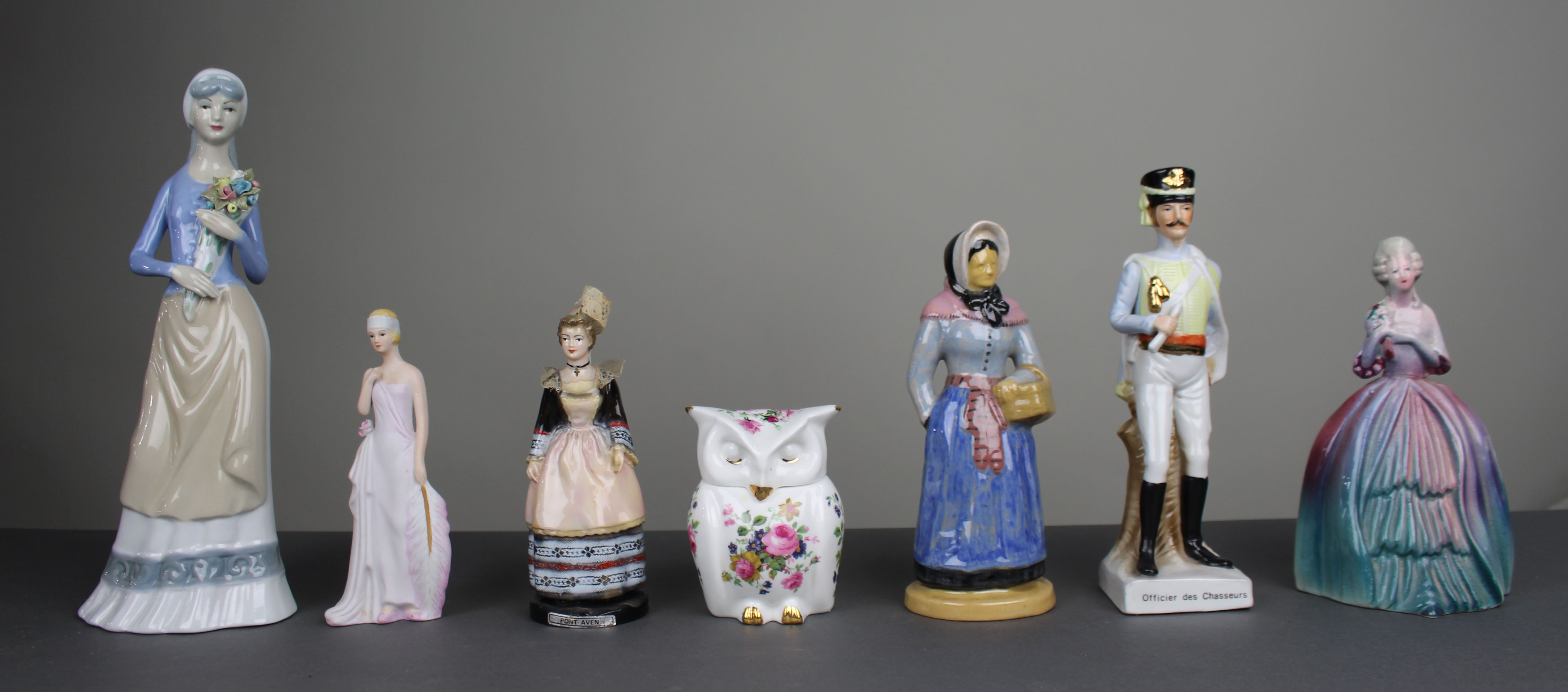Collection of 7 Porcelain Figurines