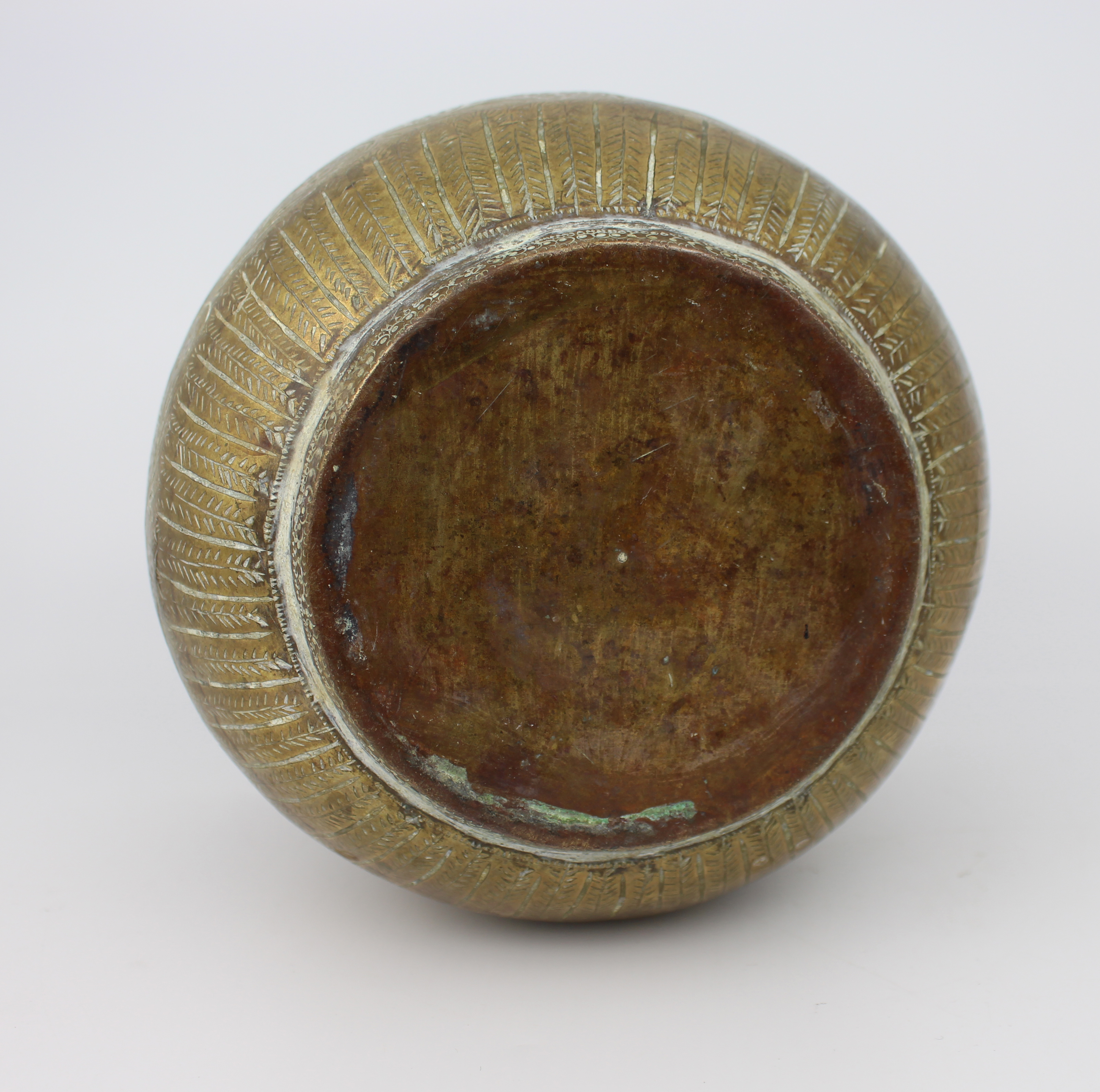 Antique Indian Brass Cachepot c.1880