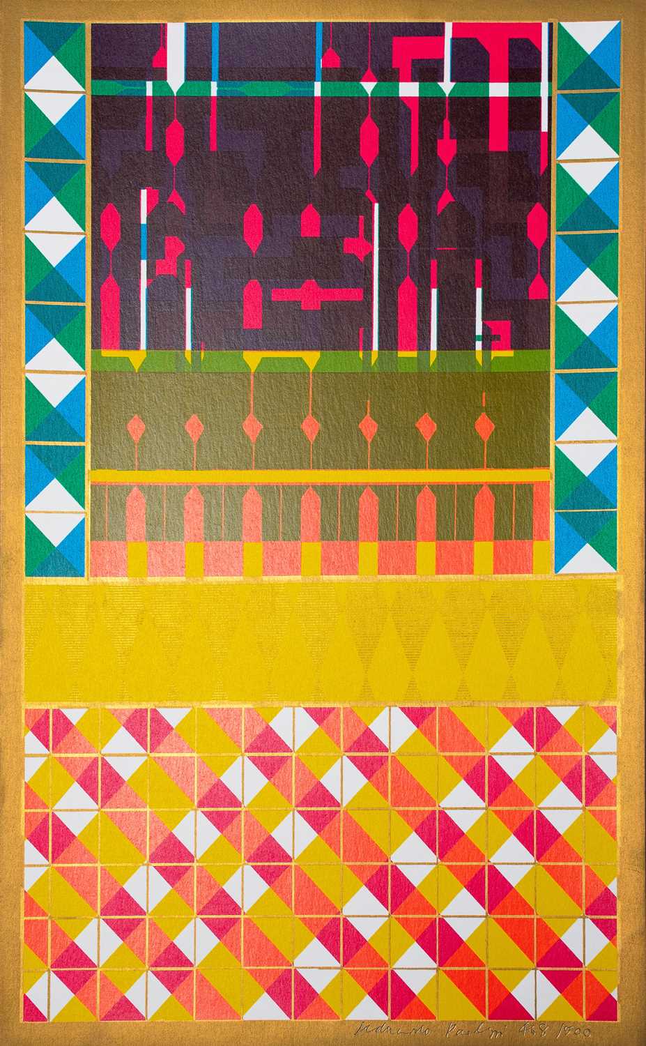 Sir Eduardo Paolozzi (1924-2005). Hand Signed and Numbered. Moonstrips Empire News.