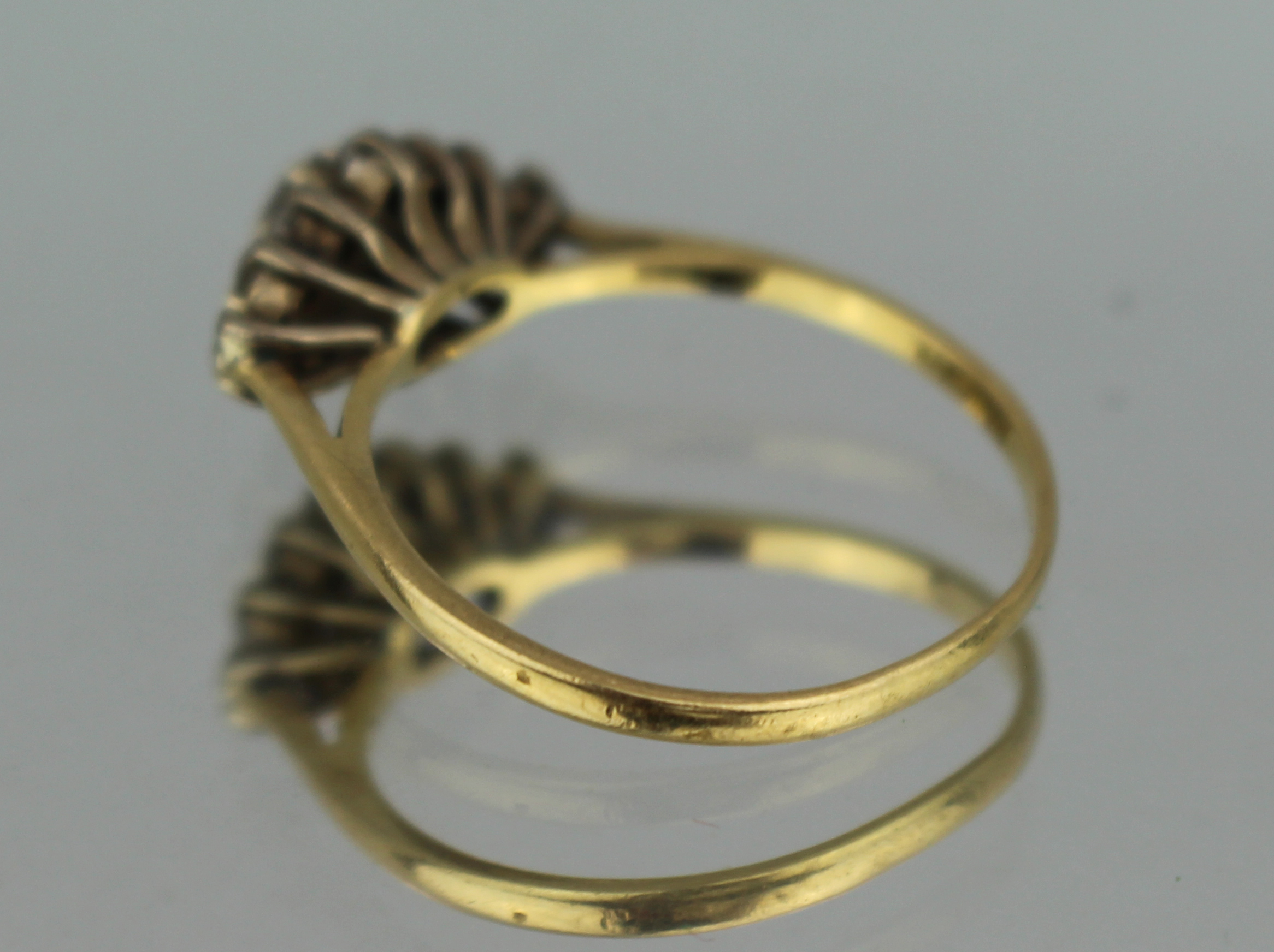 Vintage Diamond 18ct Yellow Gold Ring