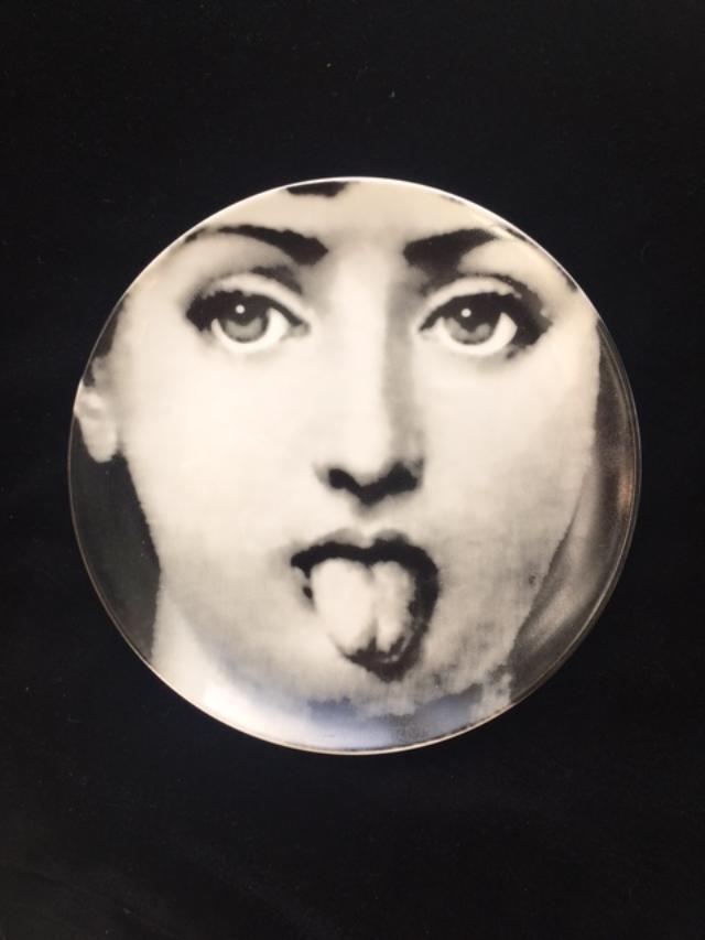 Fornasetti (Italian) Tema E Variazioni No: 82 Plateulia (sticking Tongue)