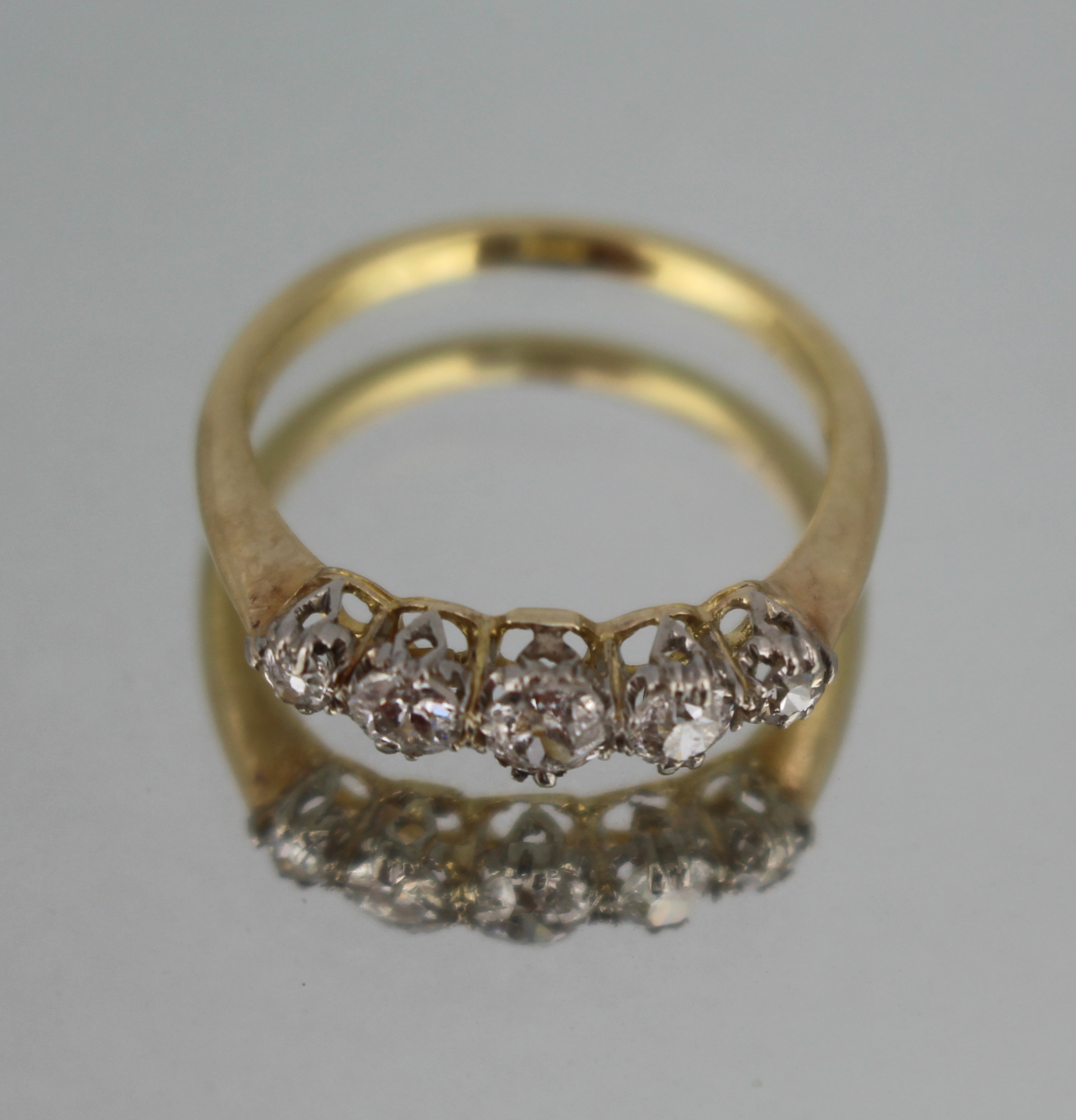 Three Stone Diamond 18ct Ring