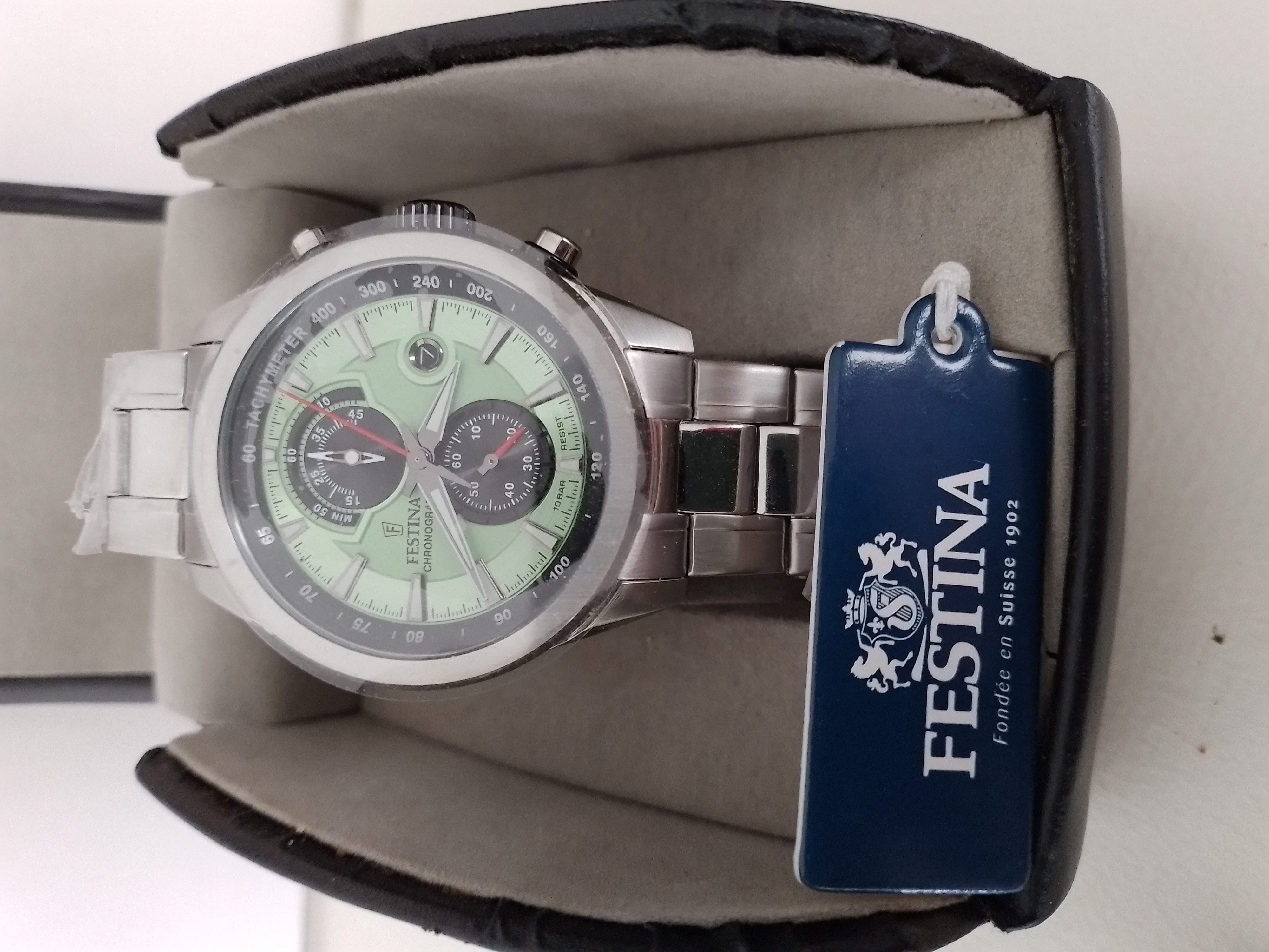 Festina  Quartz Green Faced Wrist Watch