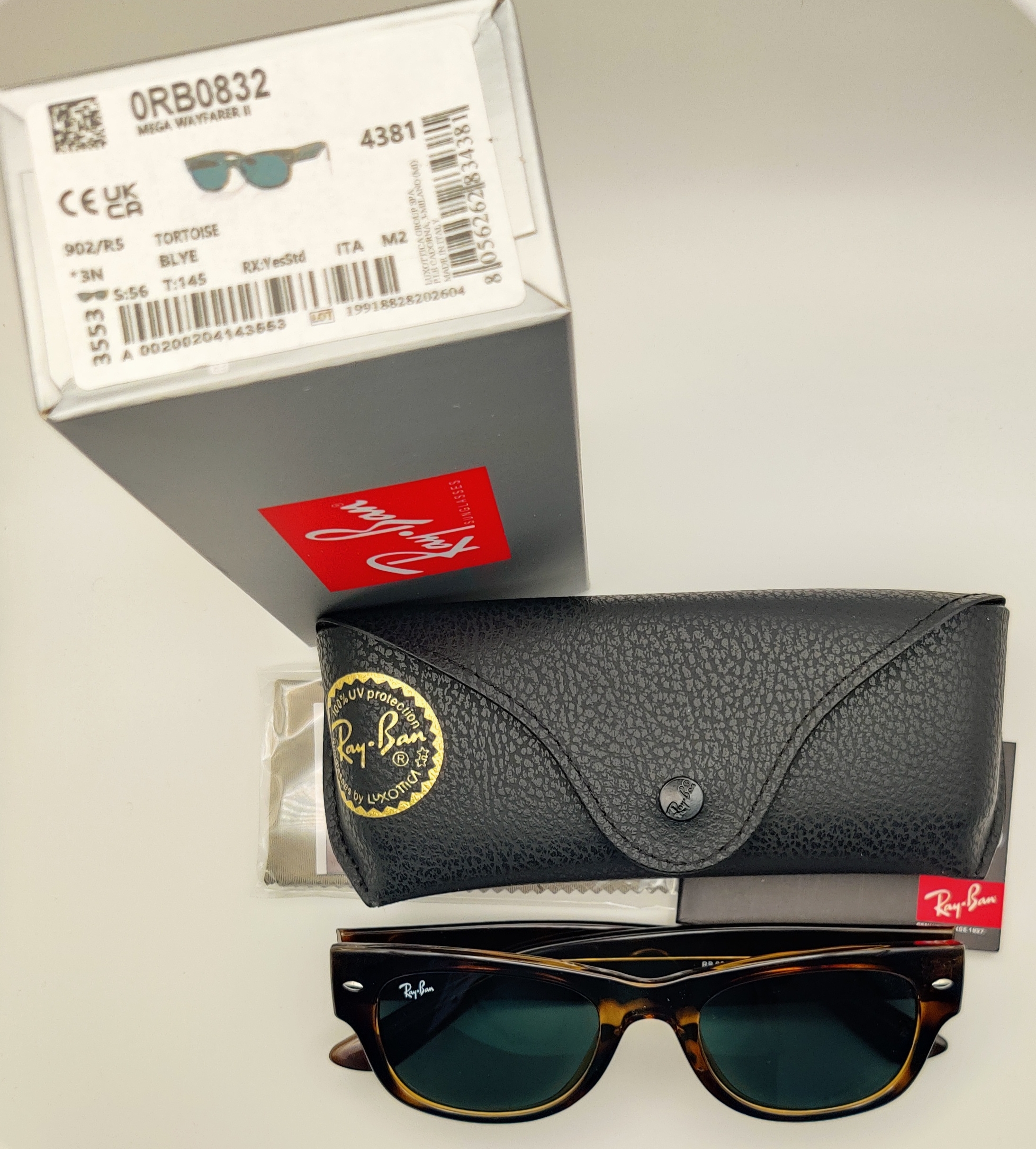 Ray Ban Sunglasses ORB0832 902/RS *3N