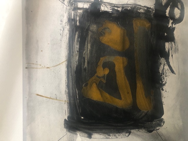 Two Lithographs After Antoni Tapies 1981
