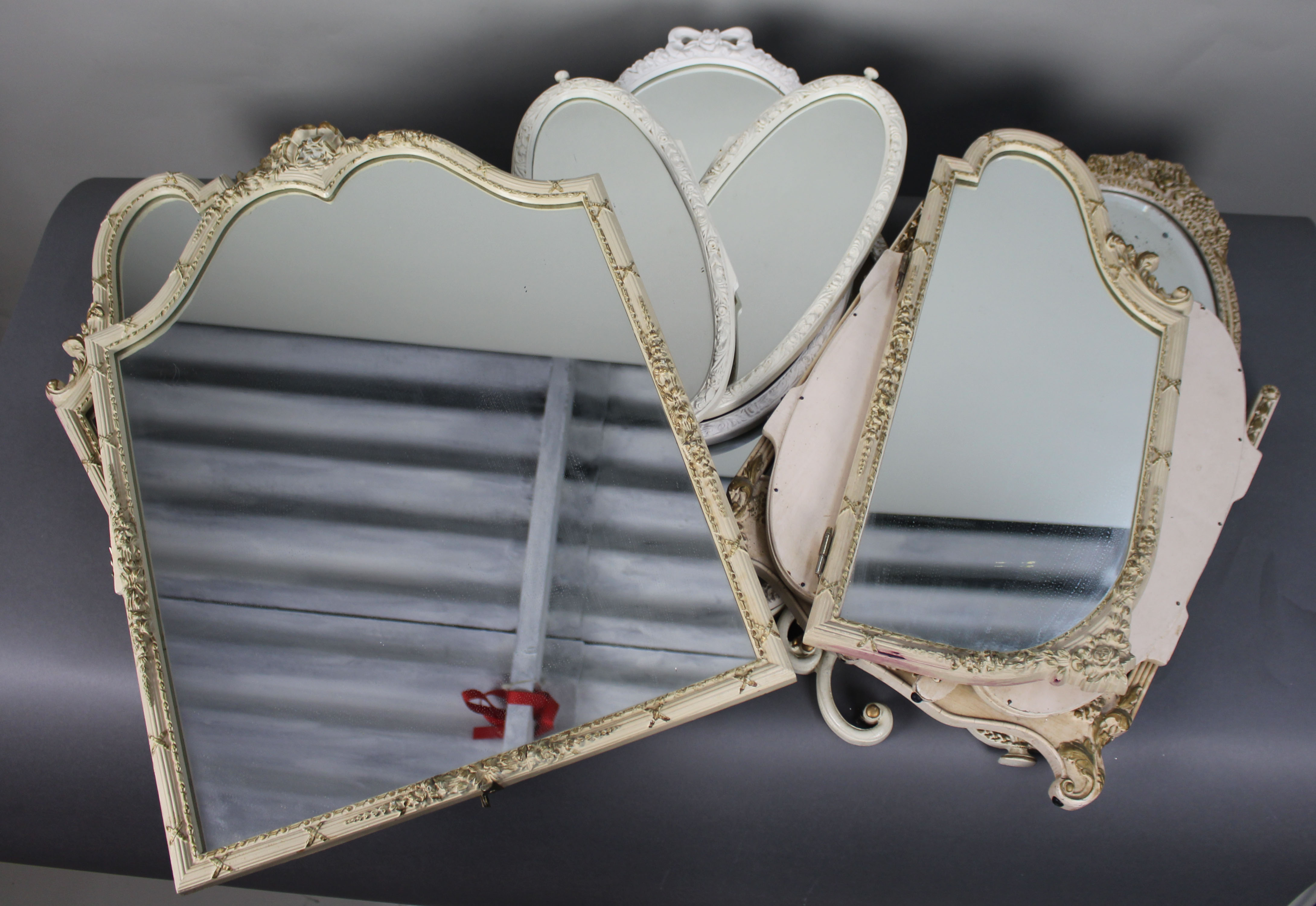 Collection of 5 Vintage Dressing Table Mirrors