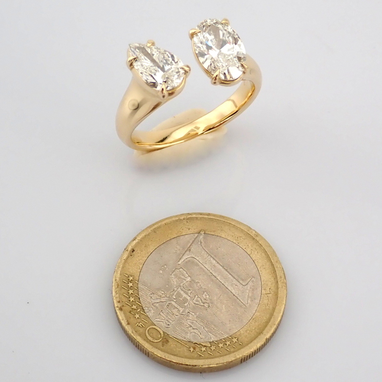 Oval Cut Lab-Grown Diamond Ring - 2.26 Total Carat (IGI Certified)