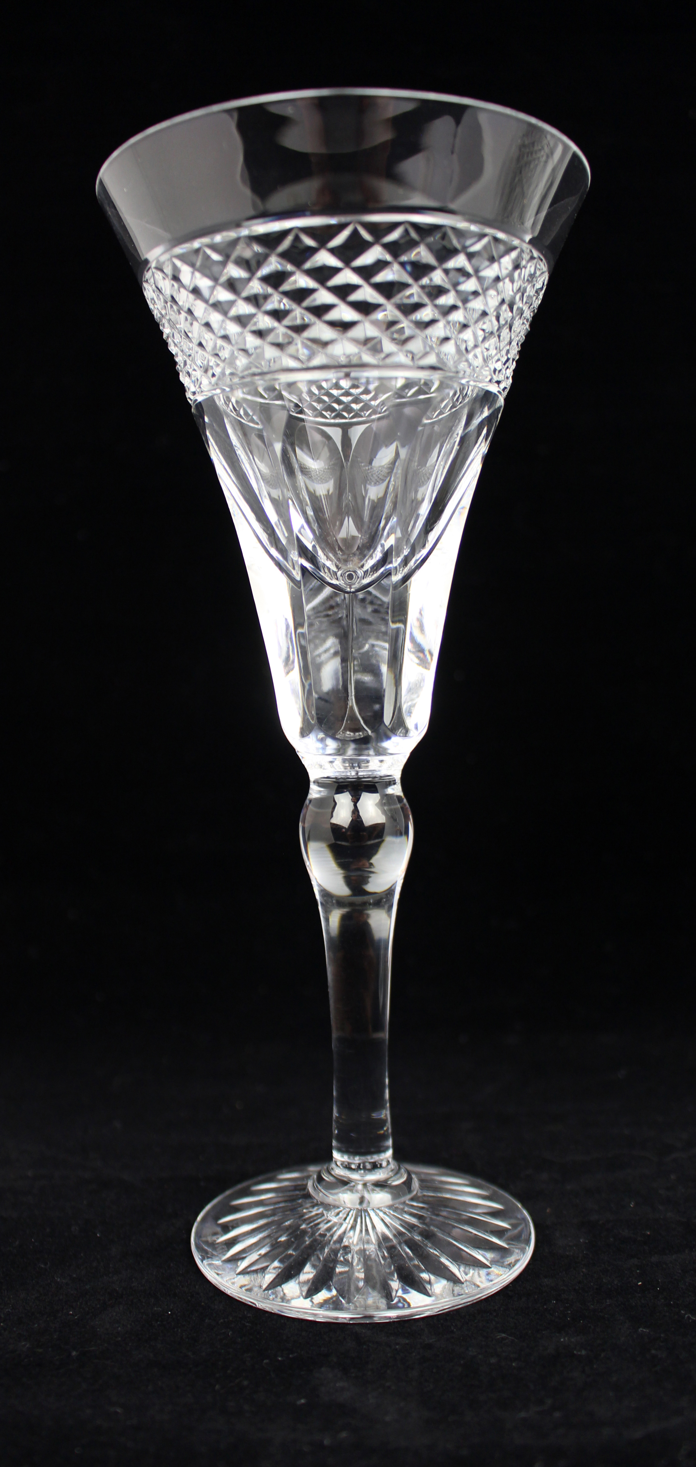 Fine Suite of 48 Tudor Crystal “Castile” Pattern Glasses