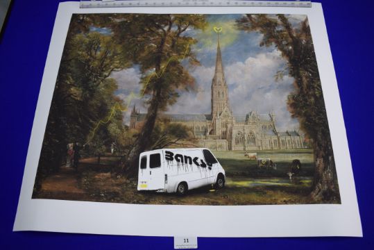 Banksy Magic, Chris Boyle (b 1972)‘Banksy Magic’ Signed, Limited Edition, Street Art, 2020.