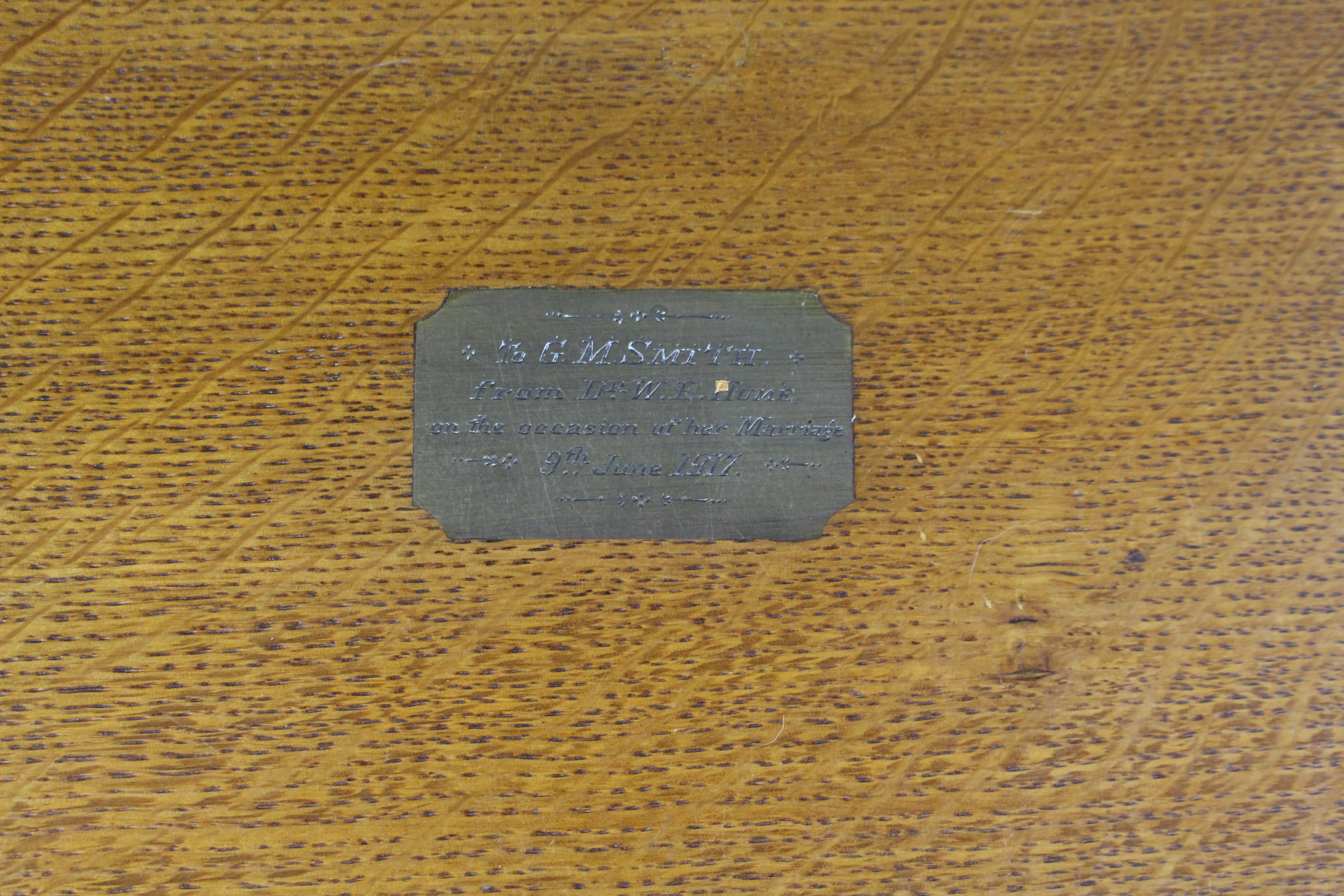 Edwardian Oak Canteen of Silver-Plated Cutlery, P. Bros Ltd, Sheffield, dated 1917