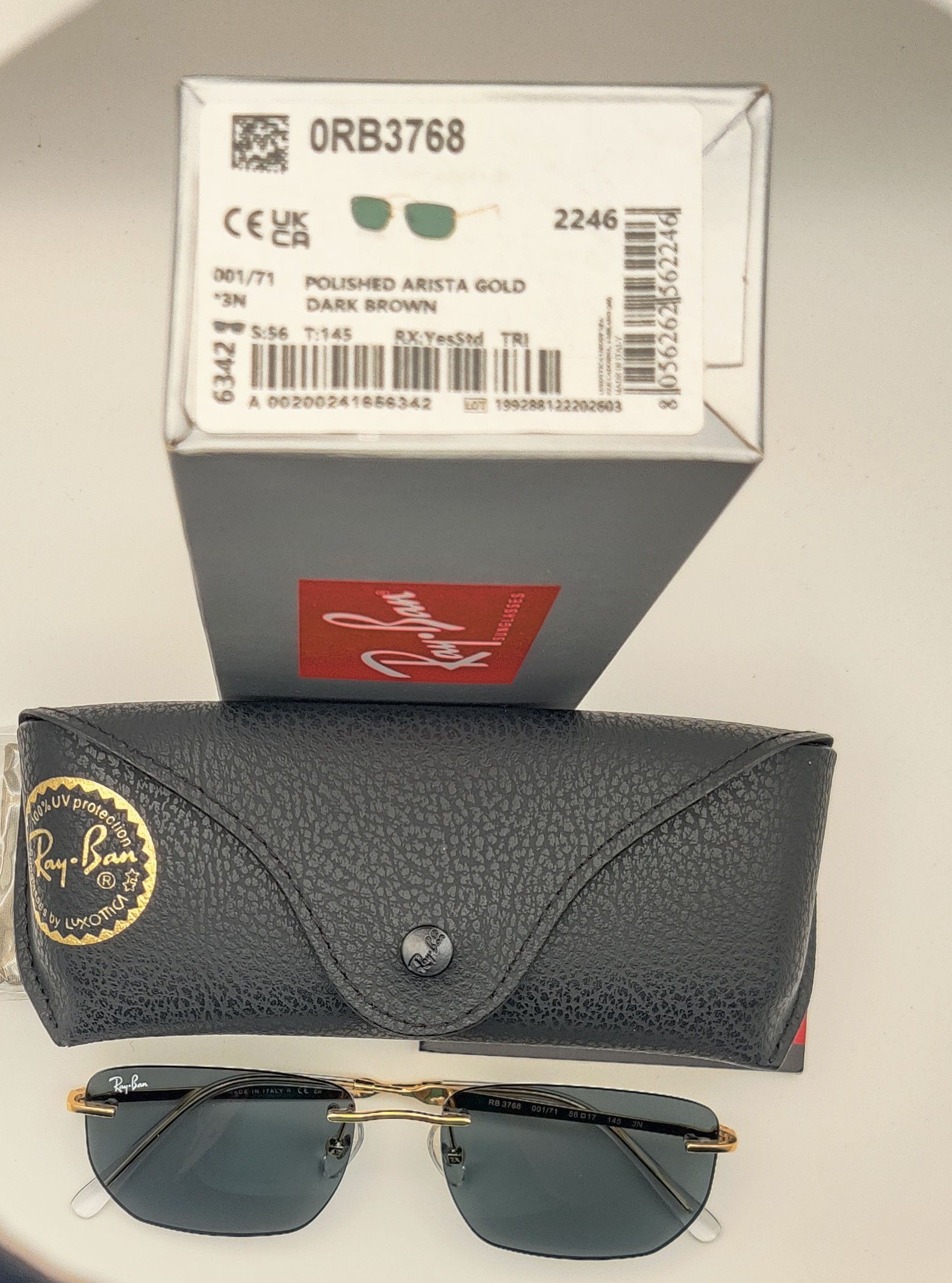 Ray Ban Sunglasses ORB3768 001/71 *3N