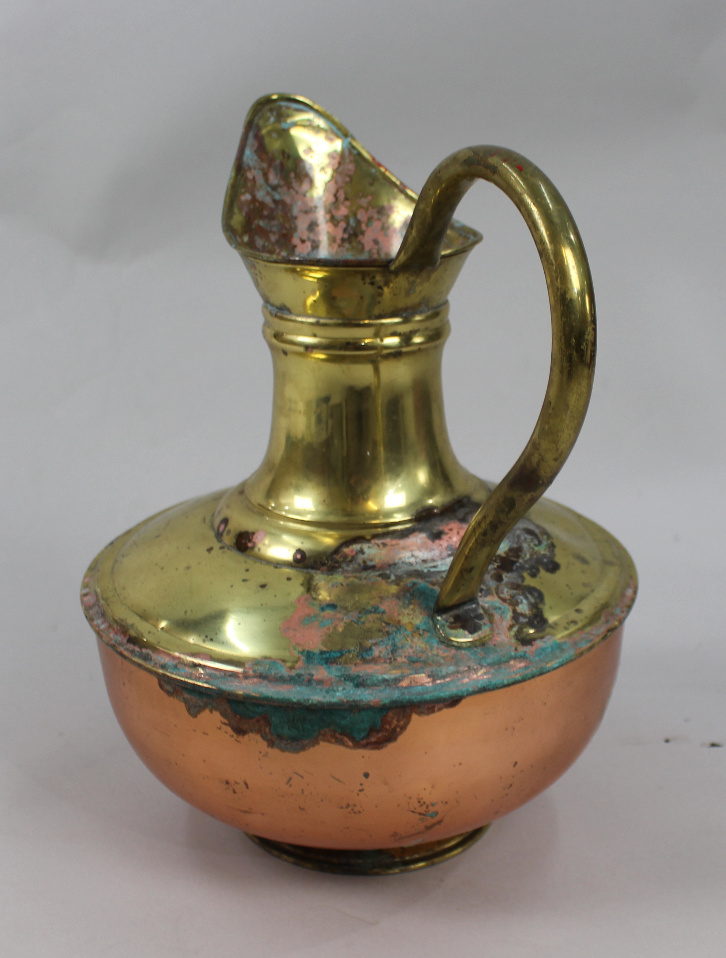 Vintage Copper & Brass Ewer