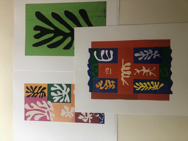 Three Henri Marisse Cut-Out Prints 2005