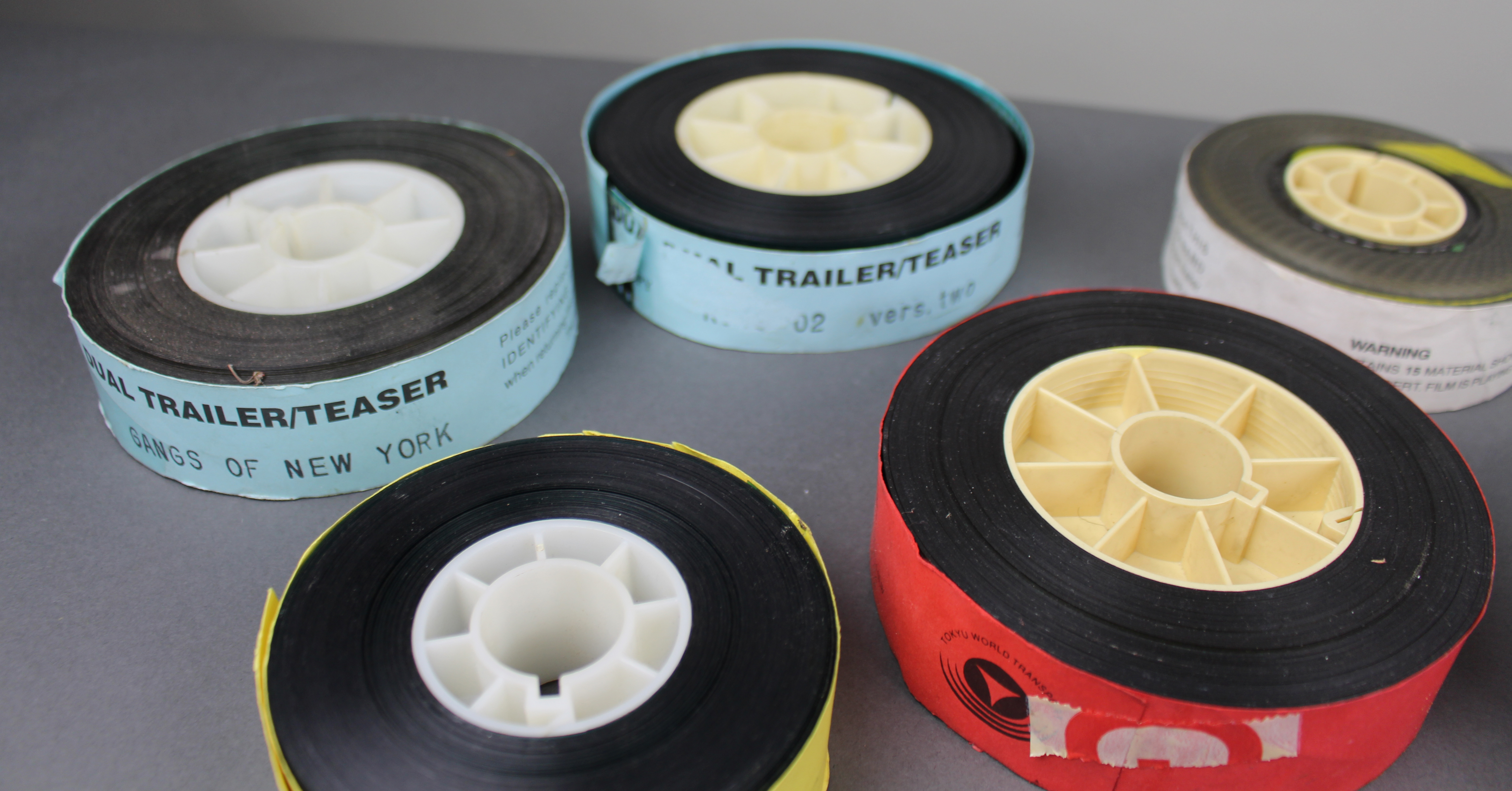 Collection of 35mm Cinema Trailer / Teaser Film Reels