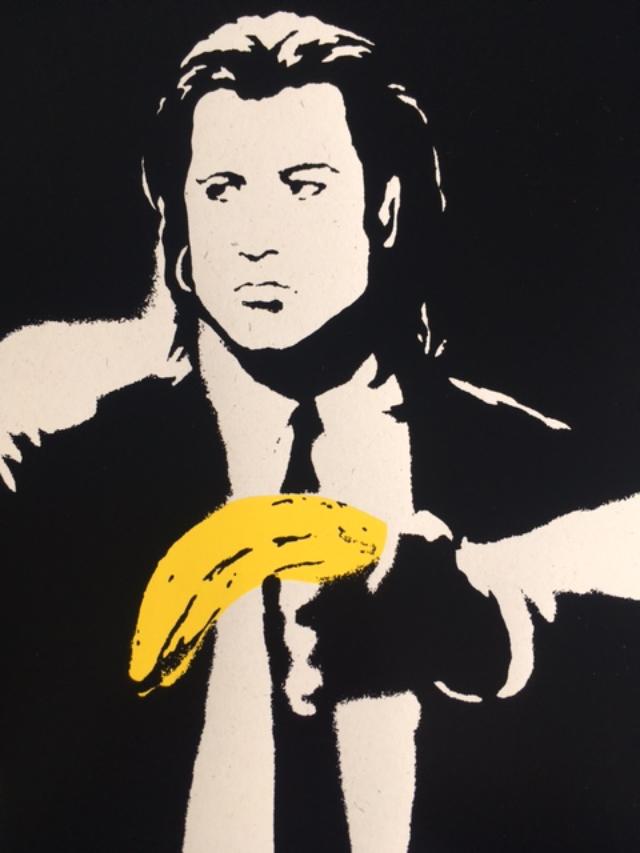 Banksy (b1974) ‘Pulp Fiction’ Screenprint, Editioned /500, Original West Country Prince, 2018