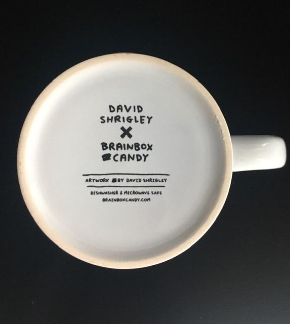 David Shrigley OBE (b 1968) ‘The Tea Is Alive’ Tea / Coffee Mug,  Editioned, 2021