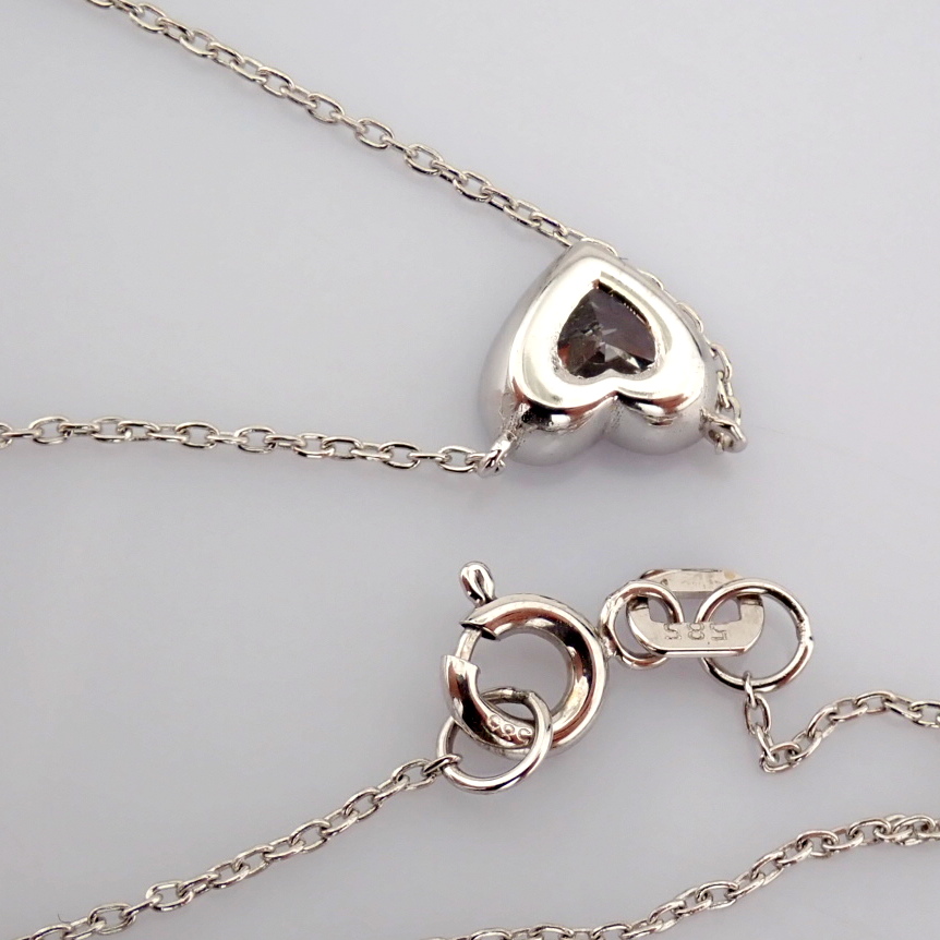 Heart Cut Lab-Grown Diamond Necklace - 0.43 Total Carat (MDI Certified)