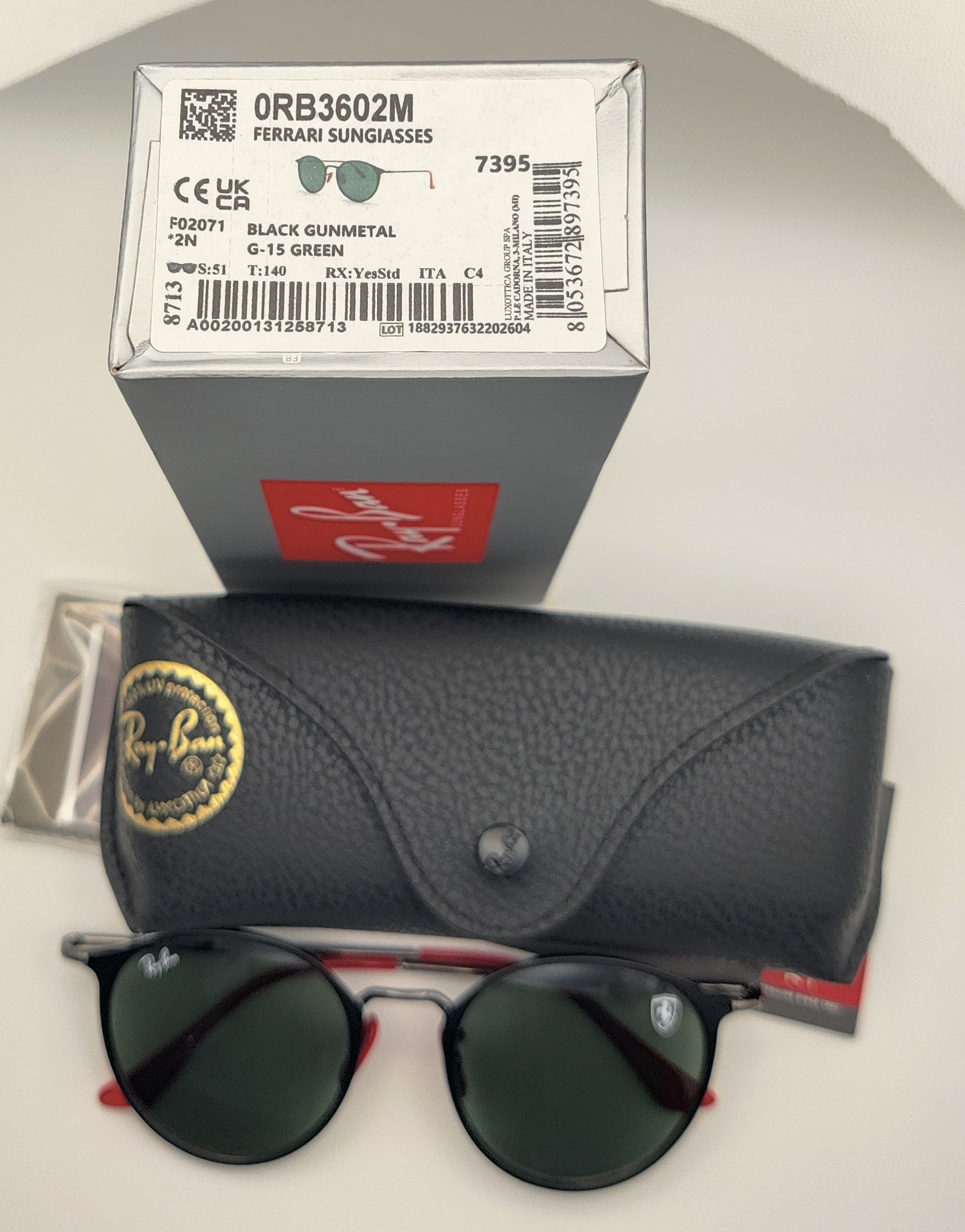 Ray Ban (Ferrari) Sunglasses ORB3602M F020/71 *2N