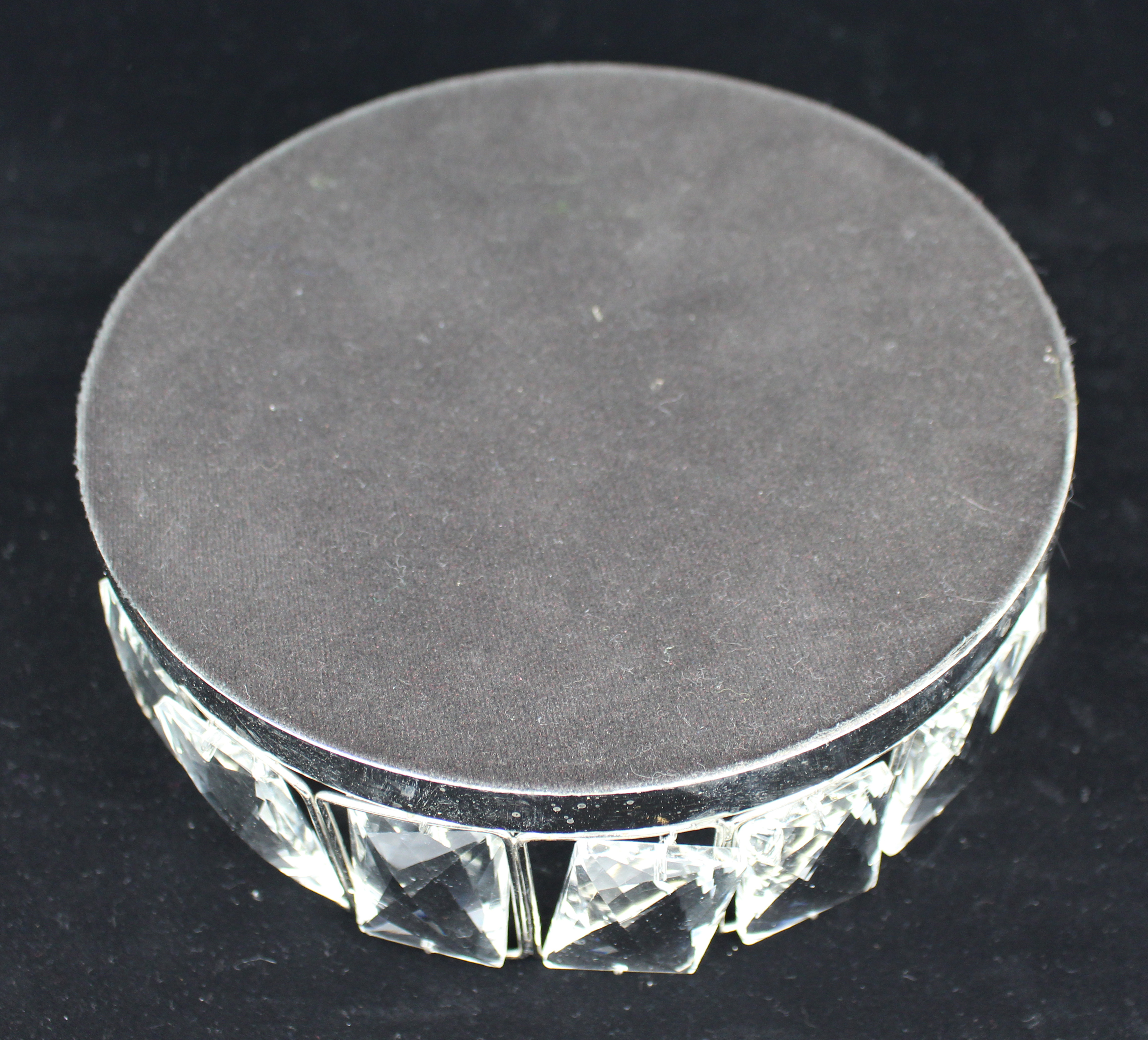 Contemporary Crystal Mirrored Centrepiece Tray