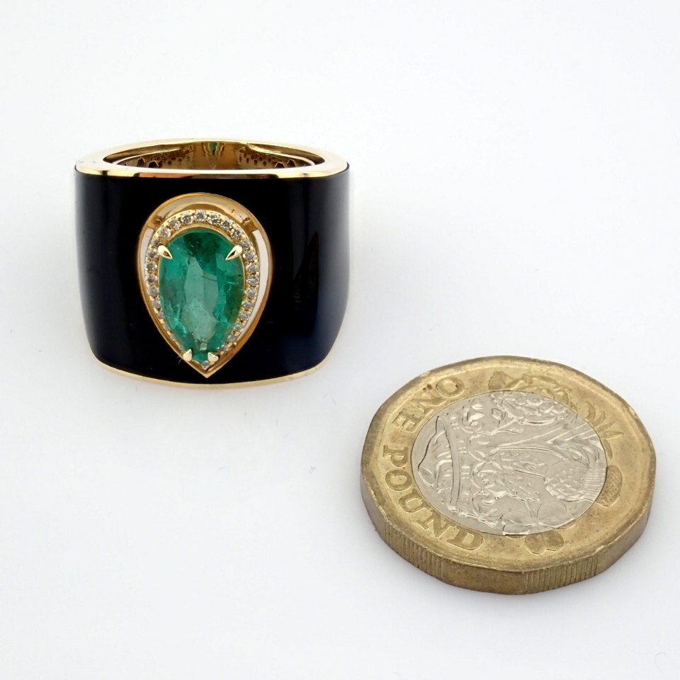 Natural Diamond 14K Yellow Gold Ring