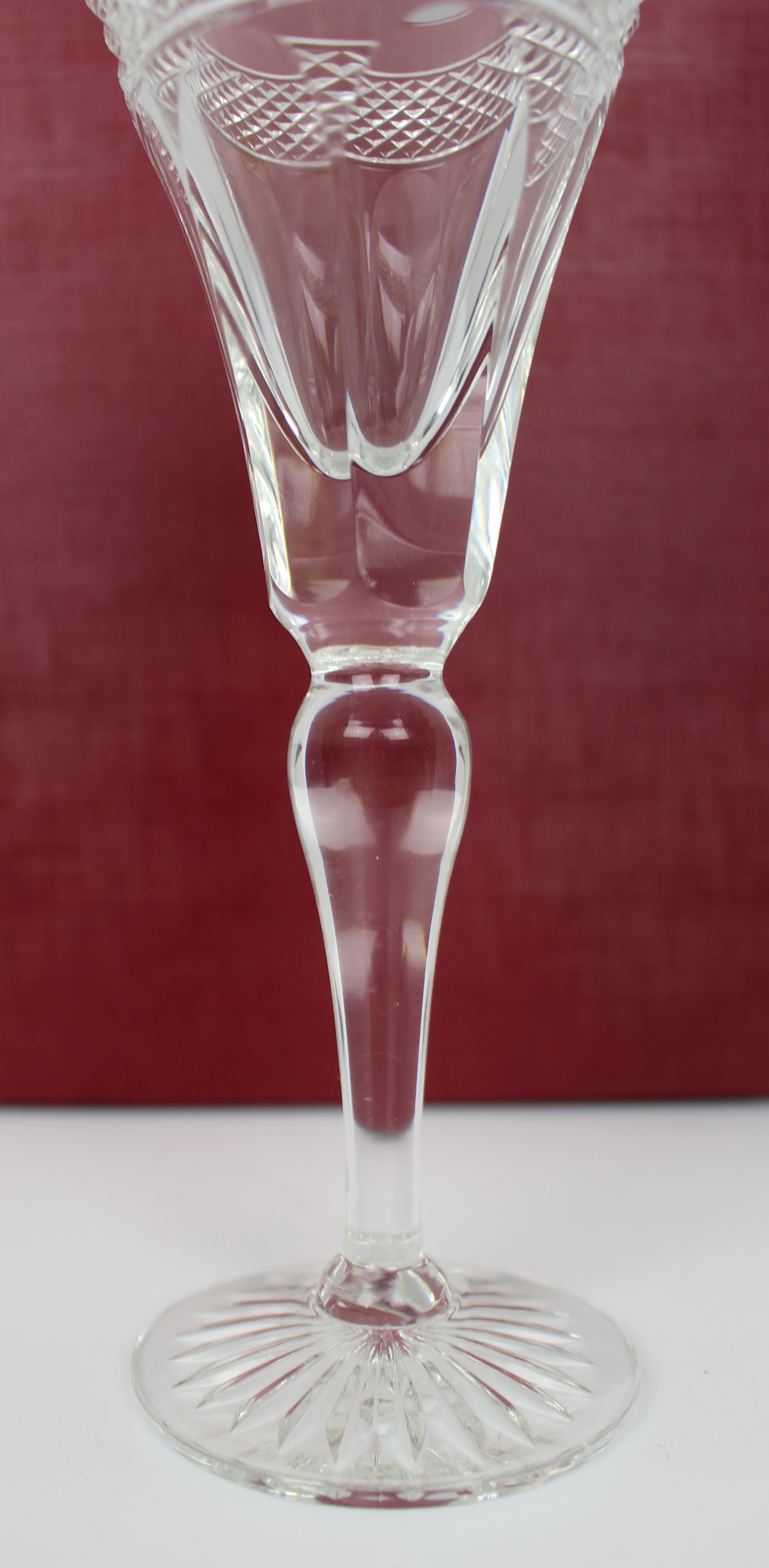 Set of 6 Tudor Crystal Castile Pattern Wine Glasses