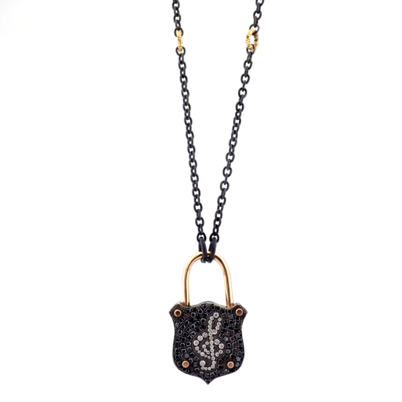 Natural Diamond 14K Yellow Gold Necklace