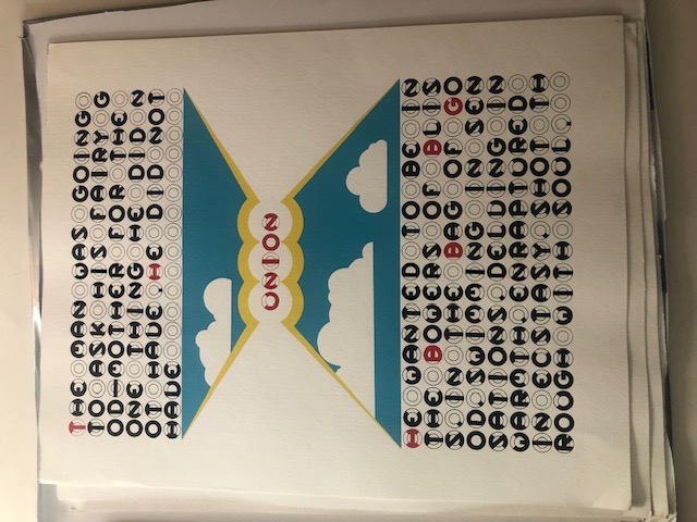 Gerald Laing (1936-2011). Poems By G Golinkove. Screenprint Signed and Numbered.