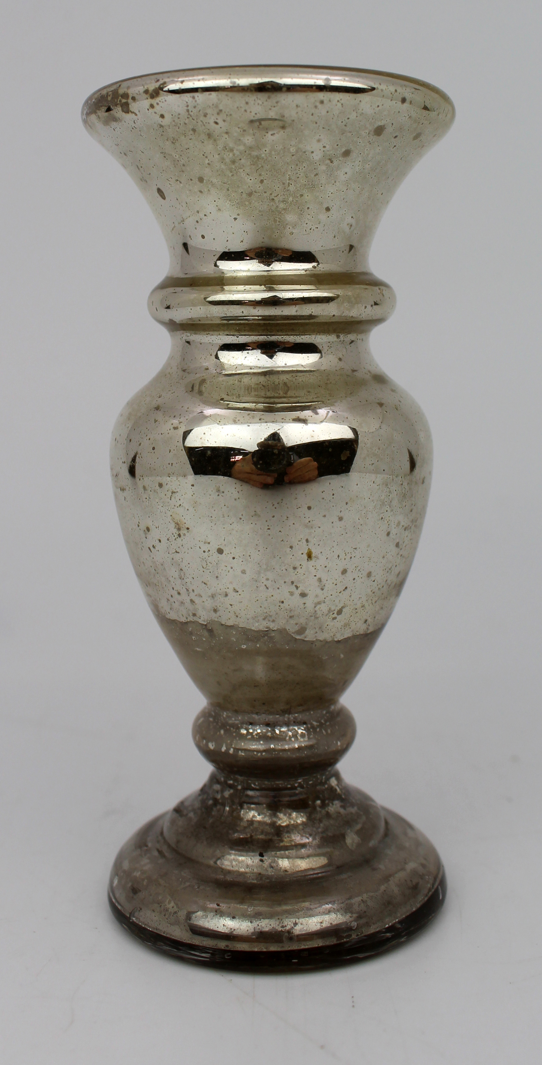 Small 19th Century Mercury Glass Vase
