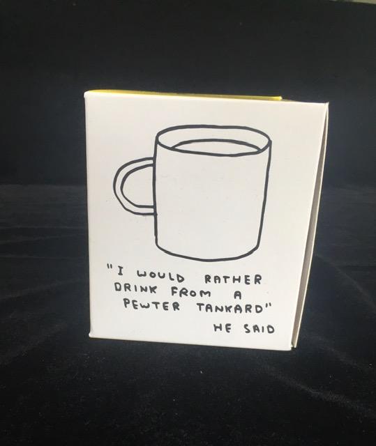 David Shrigley OBE (b 1968) ‘The Tea Is Alive’ Tea / Coffee Mug,  Editioned, 2021