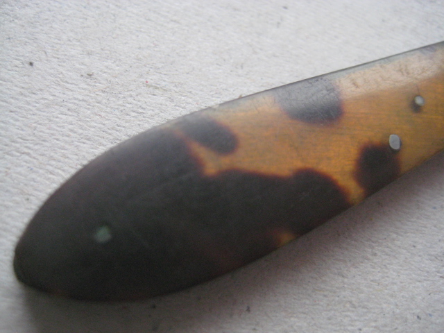 Victorian Silver Bladed Folding Fruit Knife, Sheffield 1896