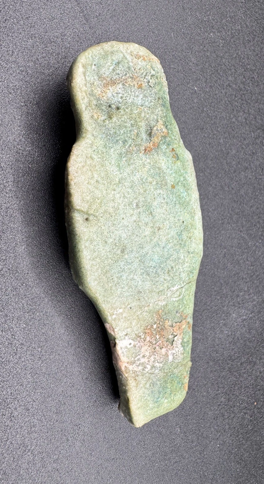 Ancient Egyptian Green Faience Shabti, 664-332 BC (C48)