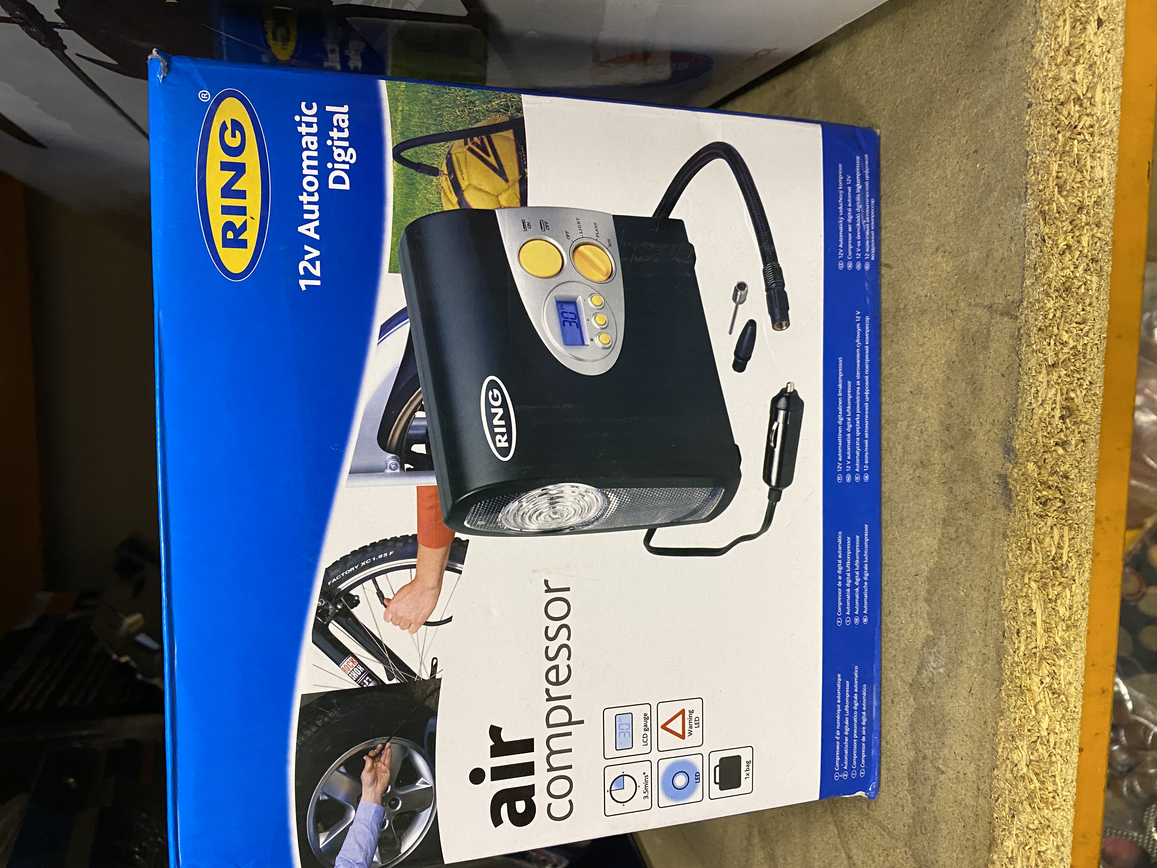 Ring digital air compressor