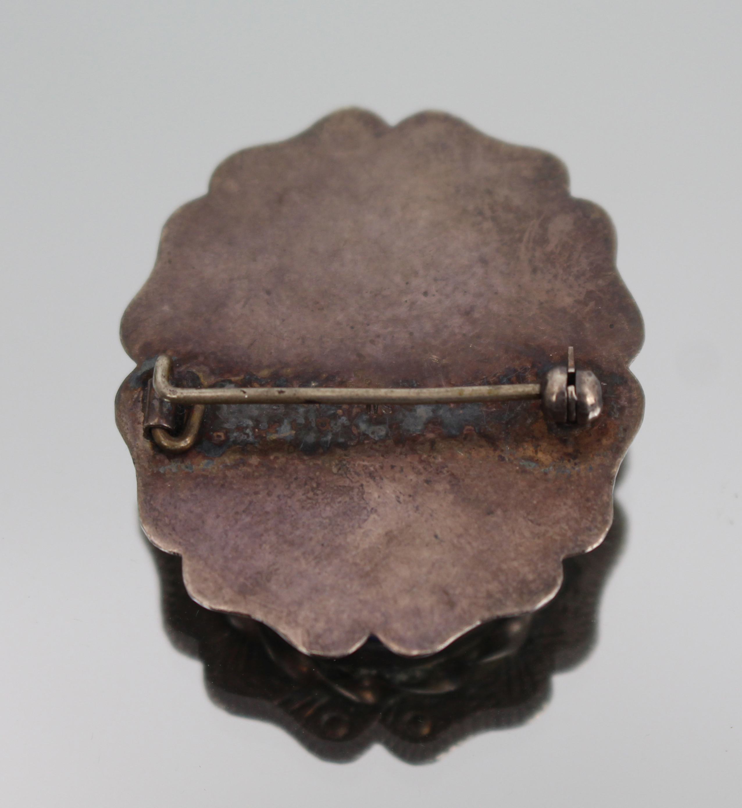 Mid 20th Century Silver and Abalone Brooch – c.1950