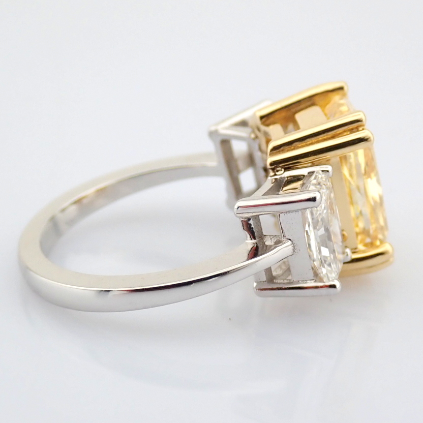 Cushion Cut Lab-Grown Diamond Ring - 6.95 Total Carat (IGI Certified)