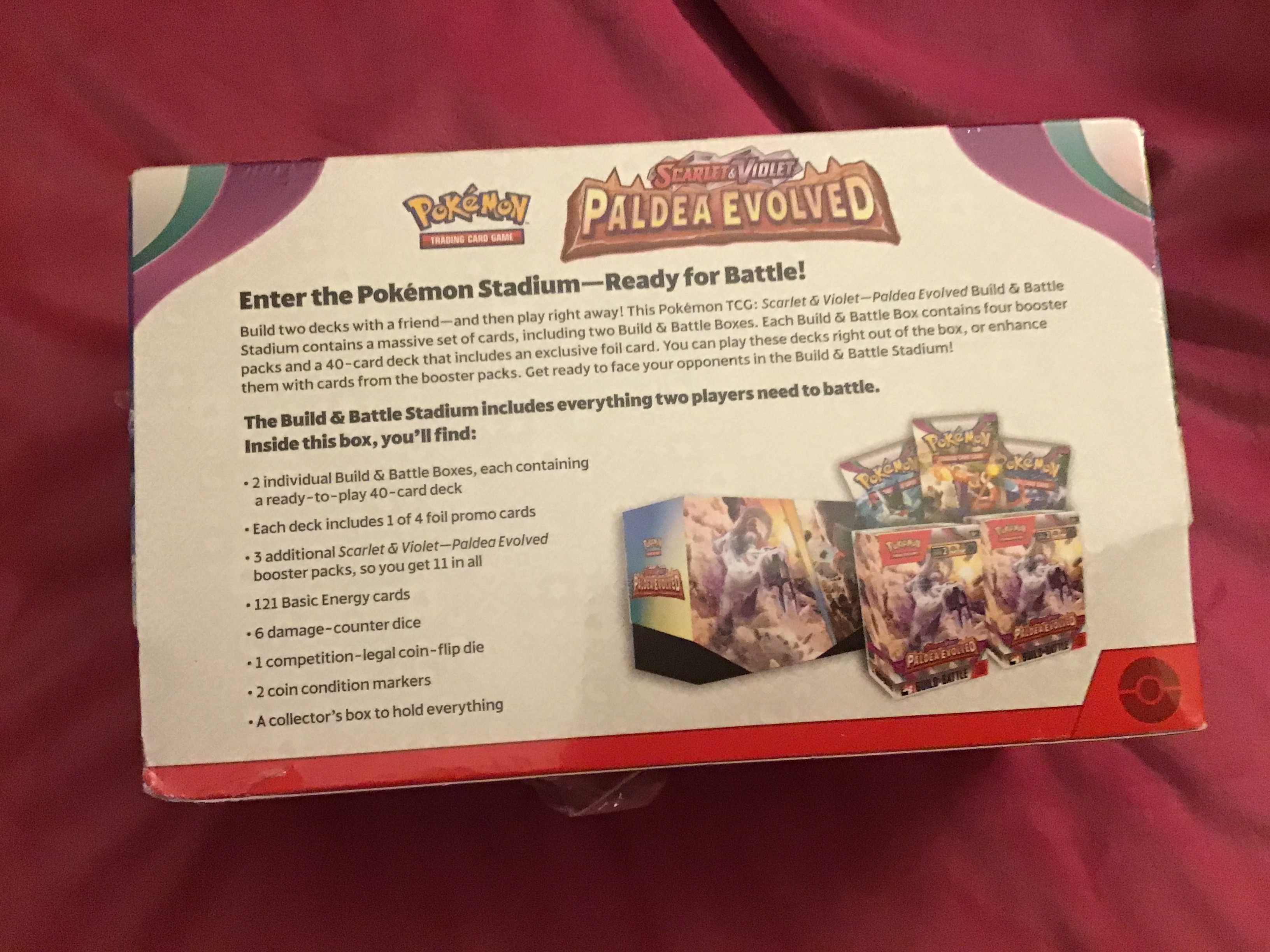 Pokemon. Paldea Evolved Build & Battle Stadium