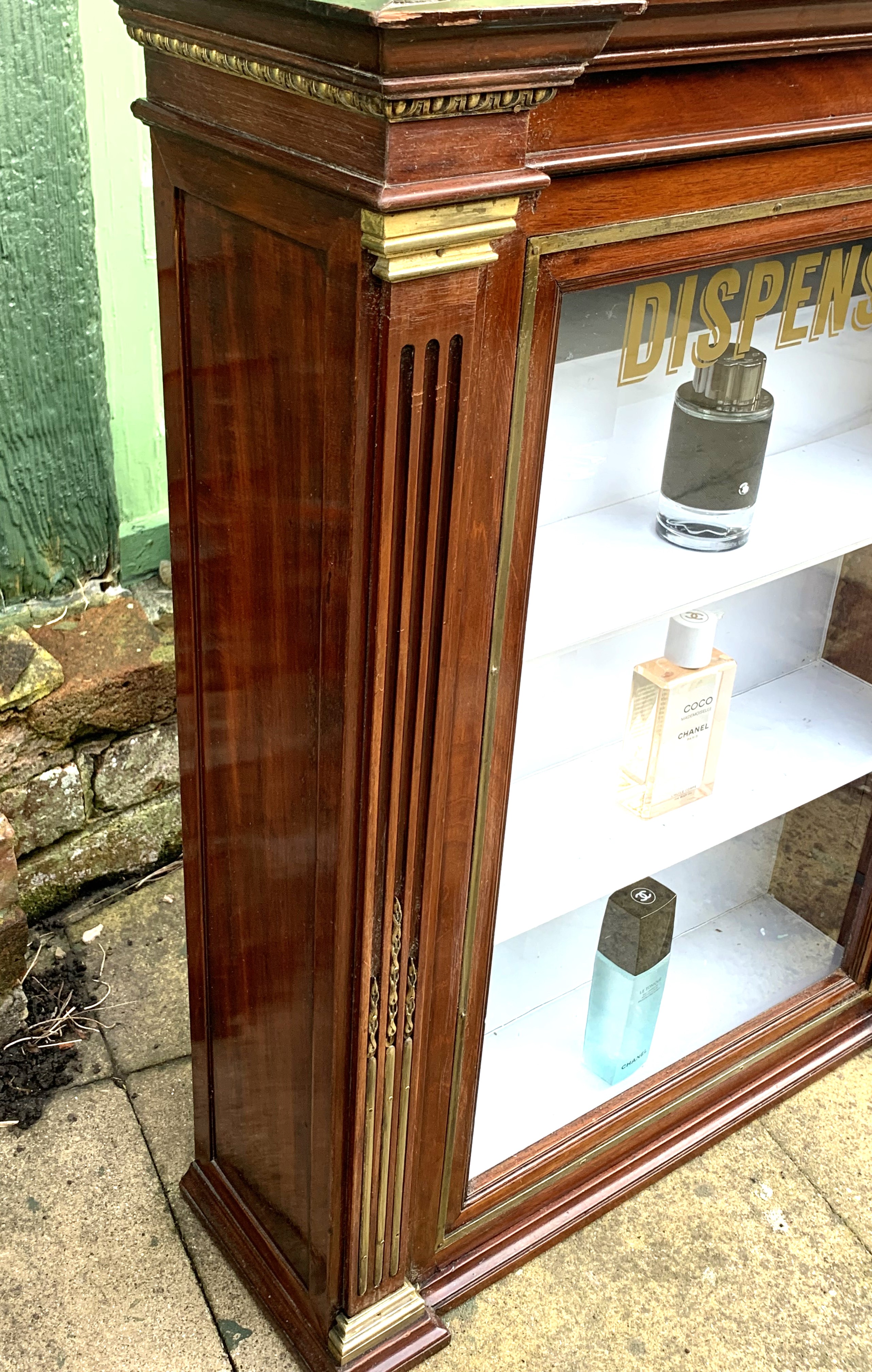 A Magnificent Victorian Dispensing Pharmacy Chemist's Shop Display Cabinet