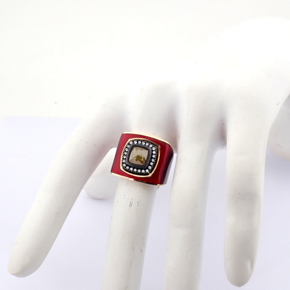 Natural Diamond 14K Rose/Pink Gold Ring