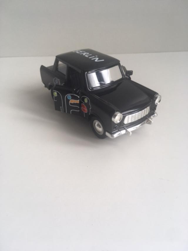 Thierry Noir (b.1958) Black ‘Heads’ Berlin Trabant Car In Colours By Thierry Noir, 1994, Sold Out