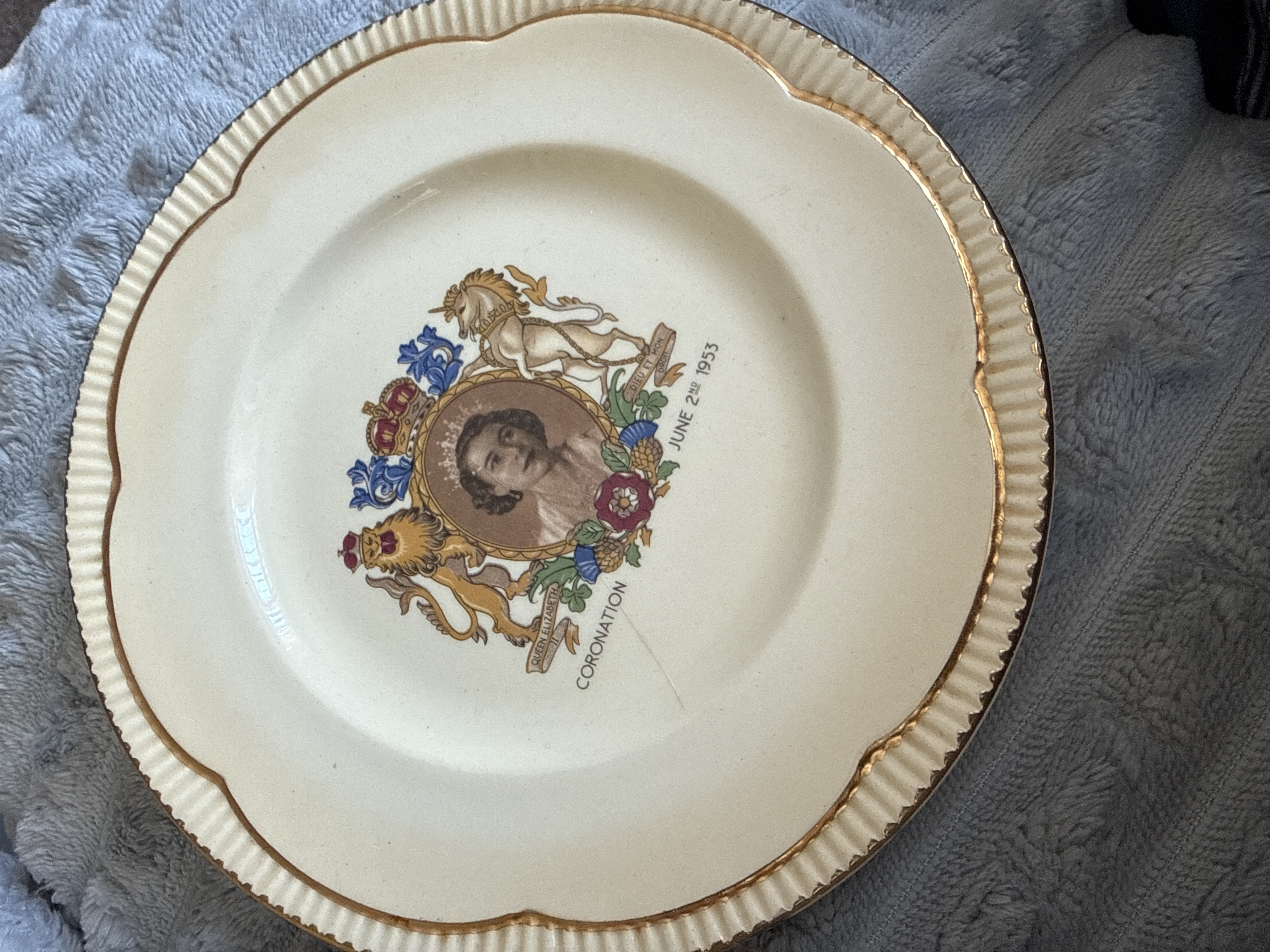 Coronation June 2nd 1953 Plate