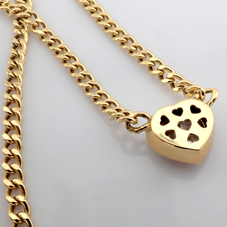 Heart Cut Lab-Grown Diamond Necklace - 1.76 Total Carat (IGI Certified)