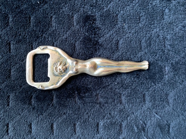 Naughty Art Nouveau Bottle Opener, 1890 - 1910